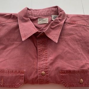 Cotton Short sleeved button down shirt size XXL TALL Mens